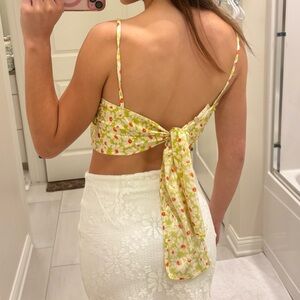 Alterd State Floral Silk Top